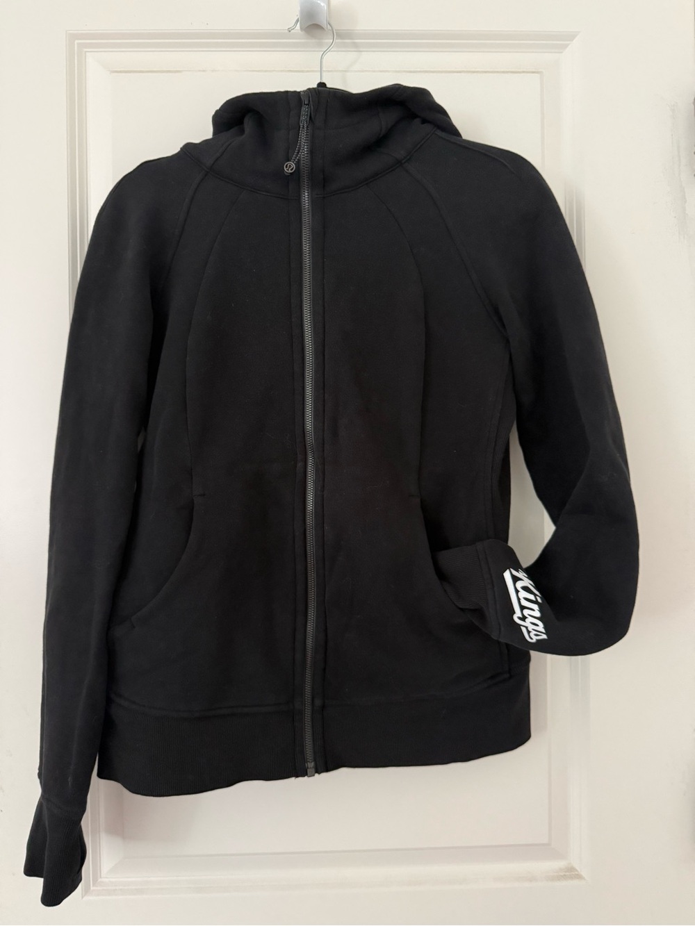lululemon Black Full-Zip Hoodie with Hood - Kings Collab